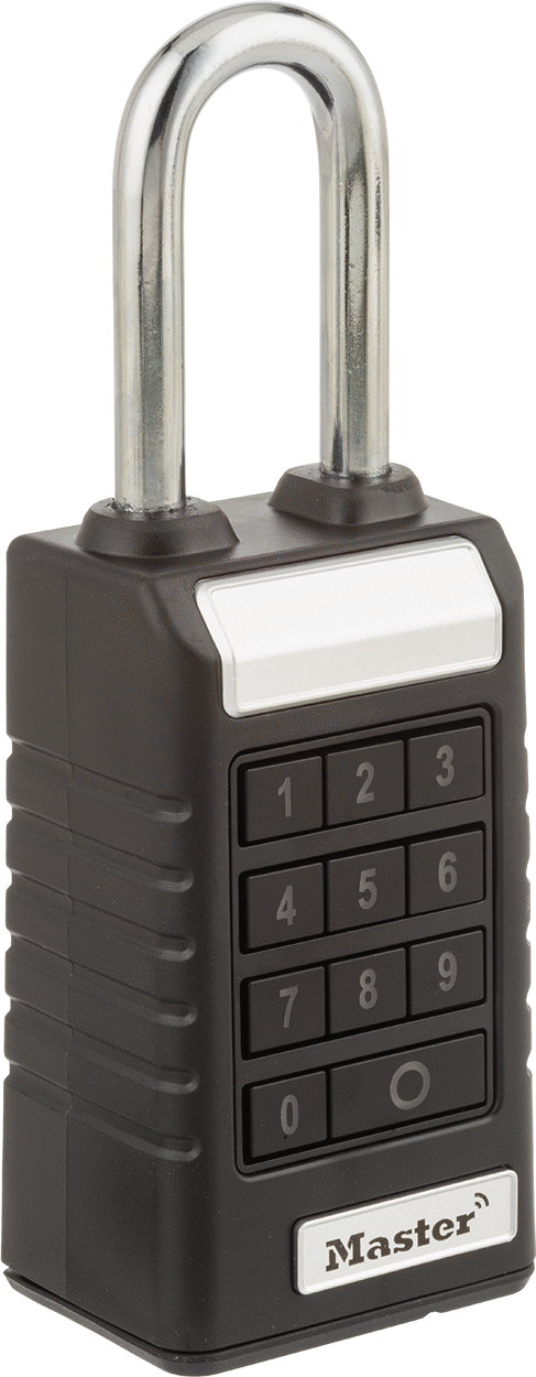 Bluetooth Master Lock Asma Kilidi, Katı Toz Boyalı Çinko Gövde, Master Lock 6440Ljent