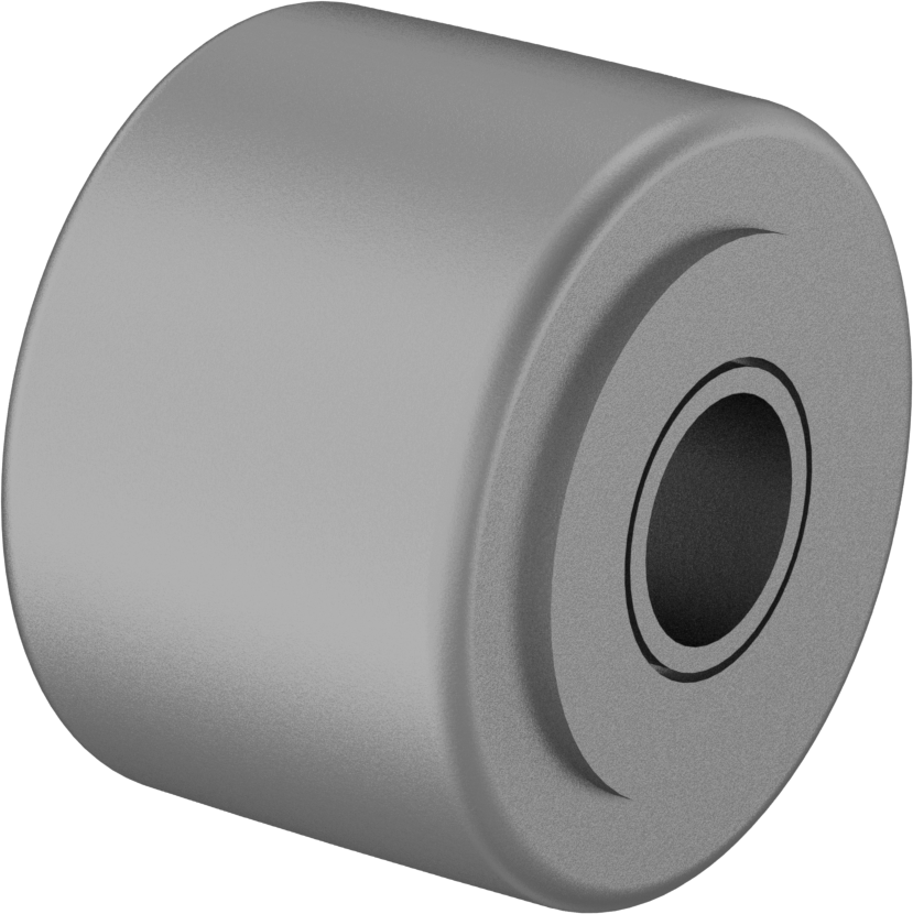 Mile Monte Ray Makarası, Çelik Taçlı, Conta ile, 16 mm Çap, 11 mm Genişlik