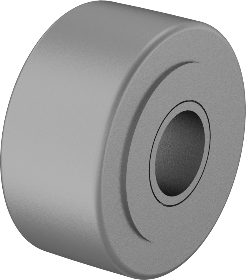Mile Monte Ray Makarası, Çelik Taçlı, Conta ile, 30 mm Çap, 14 mm Genişlik