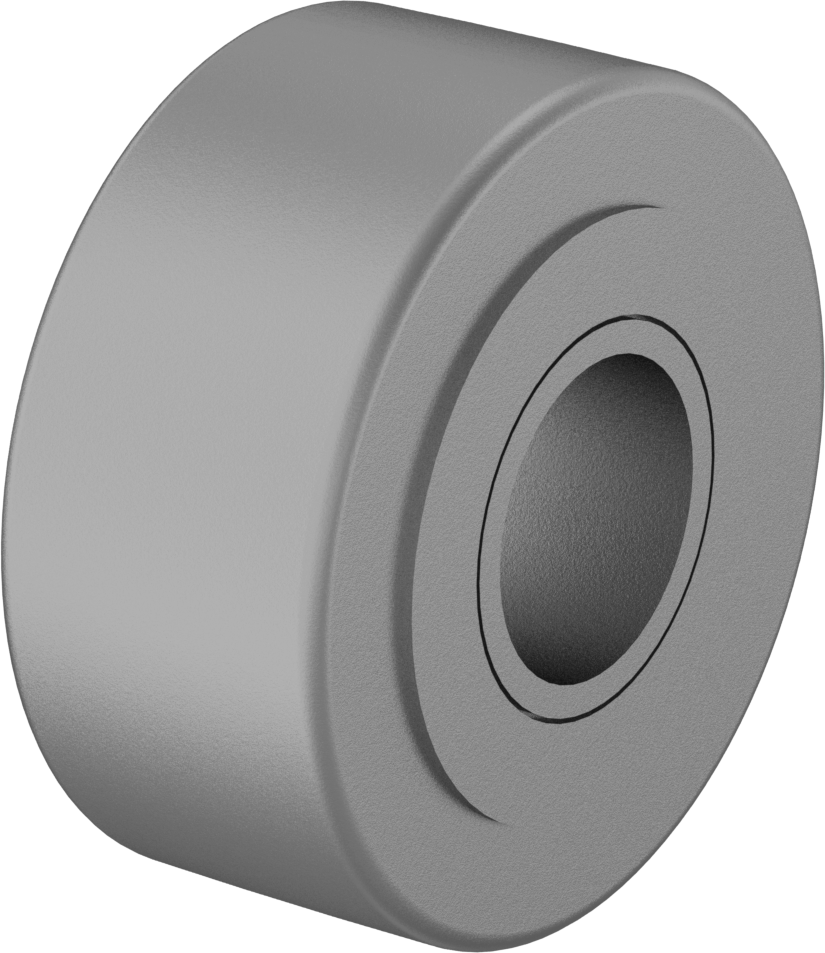 Mile Monte Ray Makarası, Çelik Taçlı, Conta ile, 32 mm Çap, 14 mm Genişlik