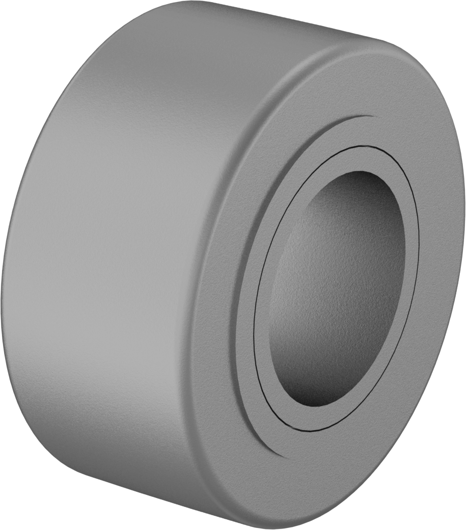 Mile Monte Ray Makarası, Çelik Taçlı, Conta ile, 52 mm Çap, 24 mm Genişlik