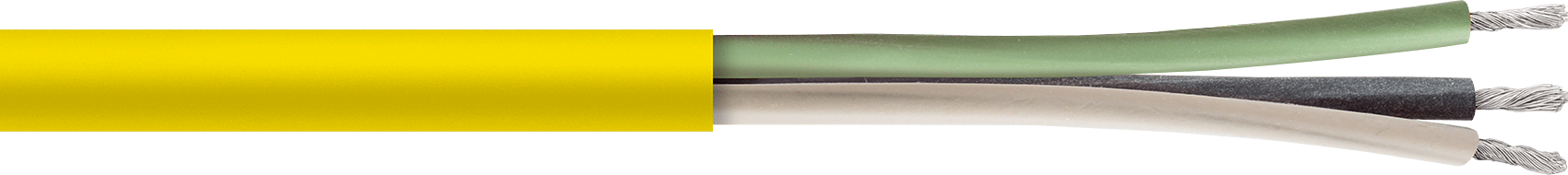 SOOW Kablo, Sarı Dış Yalıtım, 10 AWG, 3 Tel