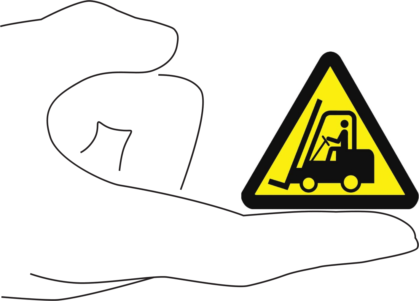 Araç ISO Etiketleri, Forklift Tehlike Sembolü