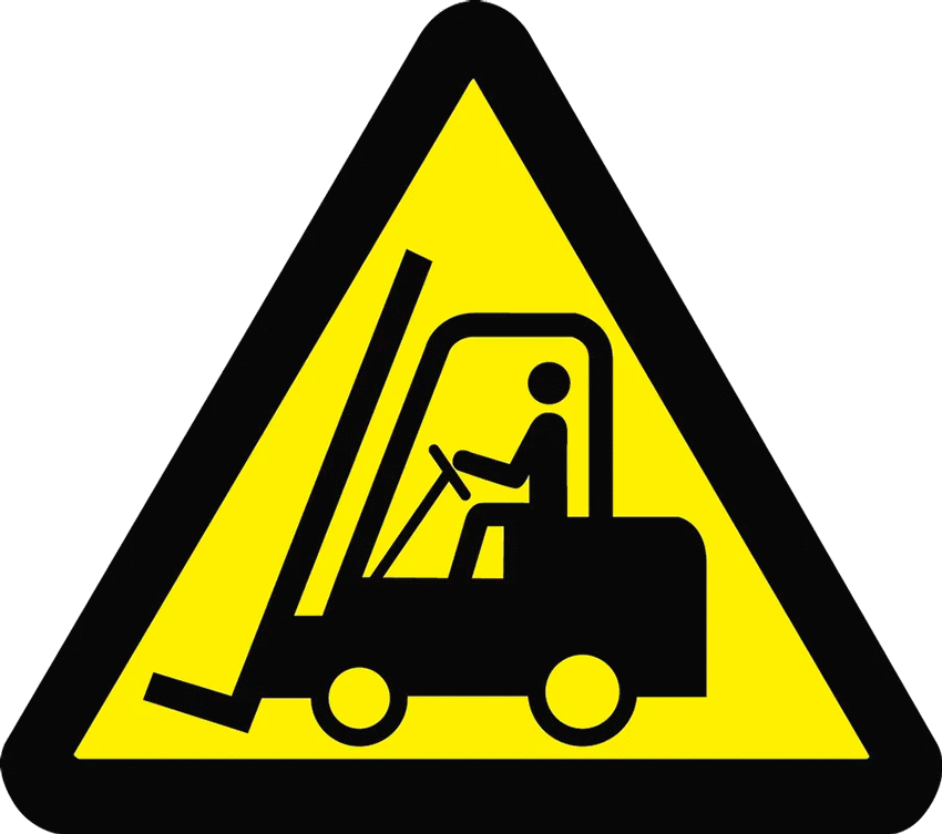 Araç ISO Etiketleri, Forklift Tehlike Sembolü