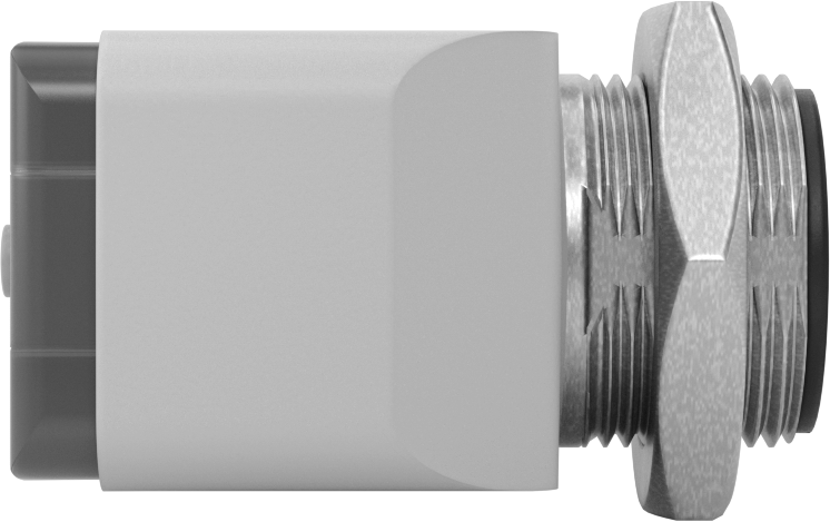 4 Kutuplu Mikro M12 Konektörli Ultrasonik Anahtar, 90 Derece Dirsek, PNP Çıkışı, 80-1200 mm Mesafe