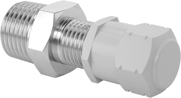 Hava Doldurma Vanası, Nikel Kaplı, NPT x 7/16" Uzun Schrader, 4000 PSI, 7/8" Uzunluk