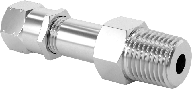 Hava Doldurma Vanası, Nikel Kaplı Pirinç, NPT x 11/16" Uzun Schrader, 4000 PSI