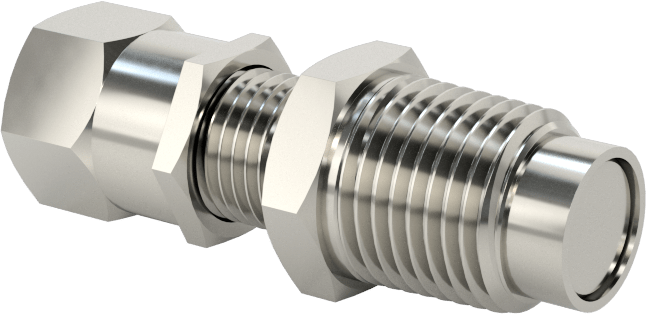 Hava Doldurma Vanası, Paslanmaz Çelik, NPT x 7/16" Uzun Schrader, 4000 PSI
