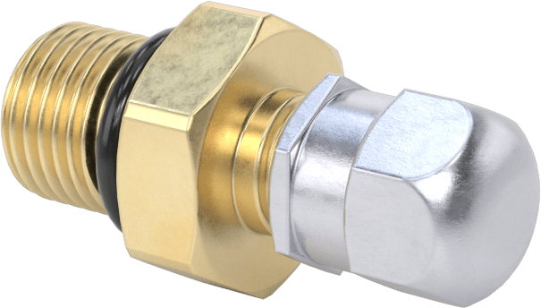 Hava Doldurma Vanası, Pirinç M10 X1 mm Diş, 7/16" Uzun Schrader, Maksimum 4000 PSI