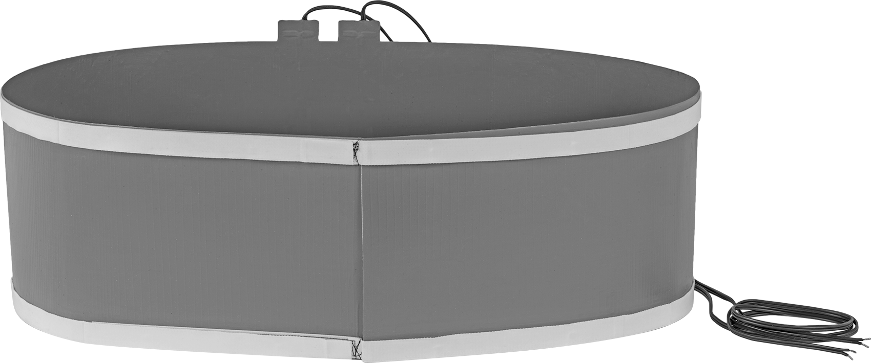 Sarmalı Isıtıcı, Tel Uçlu, 18“ ila 20” Çaplı Kaplar için, 240V AC