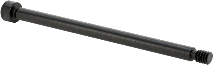 316 Paslanmaz Çelik Omuzlu Vida, Siyah Oksit, 3/32" Omuz Çapı, 1-1/2" Omuz Uzunluğu, 2-56 Diş