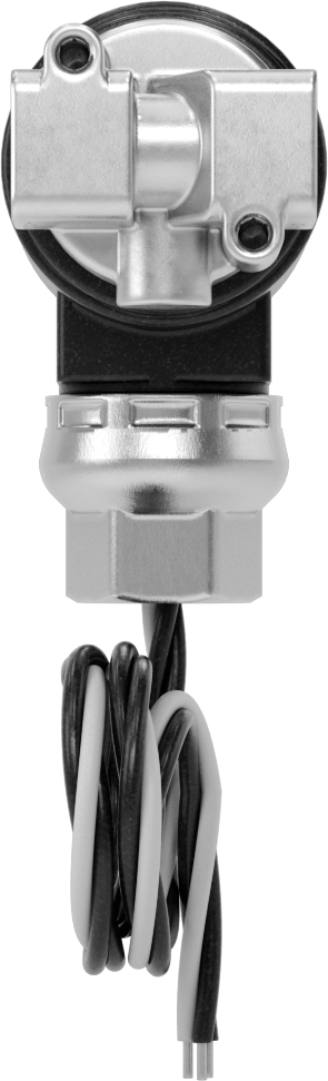 Pirinç Gövdeli Kompakt Solenoid Açma/Kapama Vanası, Tel Bağlantıları, Kapalı, 24V DC, 1/4 NPT Dişi