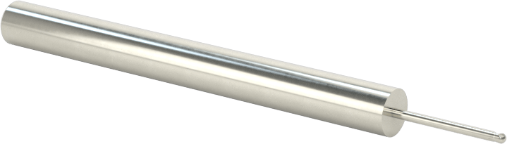 Kalıp Yapımı için Karbür Top Uçlu Freze, Uzun Uçlu, 2 Yiv, 0,8 mm Freze Çapı