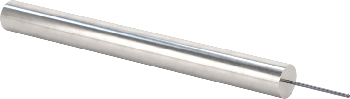 Kalıp Yapımı için Karbür Top Uçlu Freze, Uzun Uçlu, ALTIN, 2 Yiv, 0,4 mm Freze, 4 mm Şaft Çapı