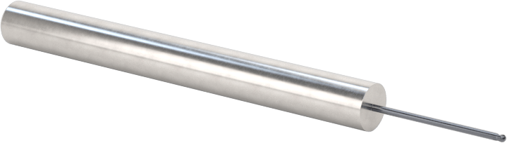 Kalıp Yapımı için Karbür Top Uçlu Freze, Uzun Uçlu, AlTiN Kaplamalı, 2 Yiv, 0,6 mm Freze Çapı