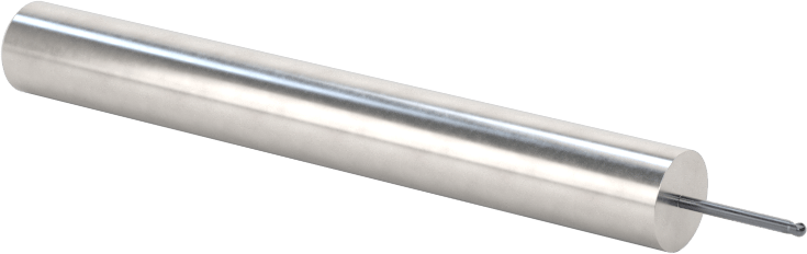 Kalıp Yapımı için Karbür Top Uçlu Freze, Uzun Uçlu, AlTiN Kaplamalı, 2 Yiv, 0,8 mm Freze Çapı