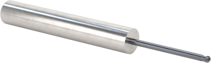 Kalıp Yapımı için Karbür Top Uçlu Freze, Uzun Uçlu, AlTiN Kaplamalı, 2 Yiv, 1,5 mm Freze Çapı