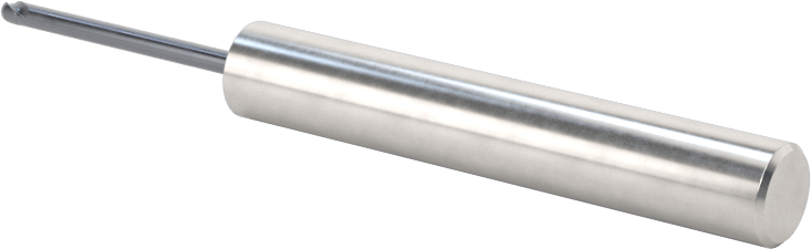 Kalıp Yapımı için Karbür Top Uçlu Freze, Uzun Uçlu, AlTiN Kaplamalı, 2 Yiv, 1,5 mm Freze Çapı