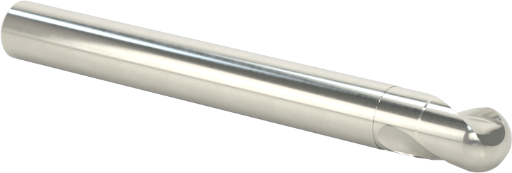 Kalıp Yapımı için Karbür Top Uçlu Freze, Uzun Uçlu, 2 Yiv, 6 mm Freze Çapı