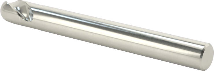 Kalıp Yapımı için Karbür Top Uçlu Freze, Uzun Uçlu, 2 Yiv, 6 mm Freze Çapı