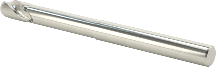 Kalıp Yapımı için Karbür Top Uçlu Freze, Uzun Uçlu, 2 Yiv, 8 mm Freze Çapı