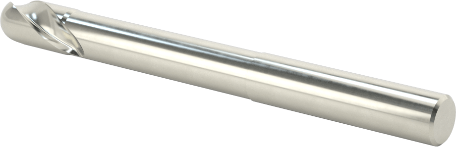 Kalıp Yapımı için Karbür Top Uçlu Freze, Uzun Uçlu, 2 Yiv, 12 mm Freze Çapı