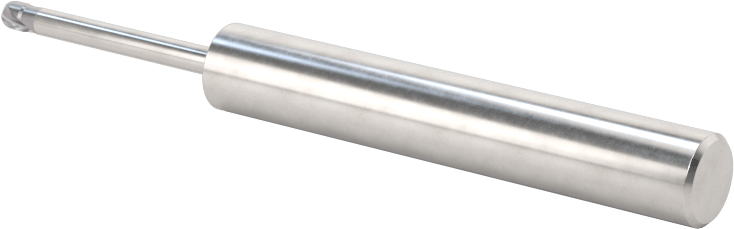 Kalıp Yapımı için Karbür Top Uçlu Freze, Uzun Uçlu, AlTiN Kaplamalı, 2 Yiv, 2 mm Freze Çapı