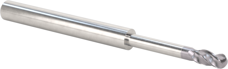 Kalıp Yapımı için Karbür Top Uçlu Freze, Uzun Uçlu, AlTiN Kaplamalı, 4 Kanallı, 4 mm Freze Çapı