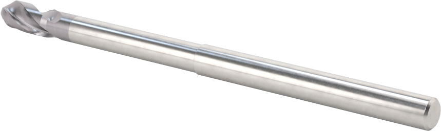 Kalıp Yapımı için Karbür Top Uçlu Freze, Uzun Uçlu, AlTiN Kaplamalı, 3 Yiv, 6 mm Freze Çapı