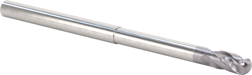 Kalıp Yapımı için Karbür Top Uçlu Freze, Uzun Uçlu, AlTiN Kaplamalı, 3 Yiv, 6 mm Freze Çapı