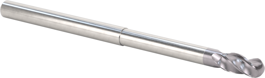 Kalıp Yapımı için Karbür Top Uçlu Freze, Uzun Uçlu, AlTiN Kaplamalı, 4 Kanallı, 6 mm Freze Çapı