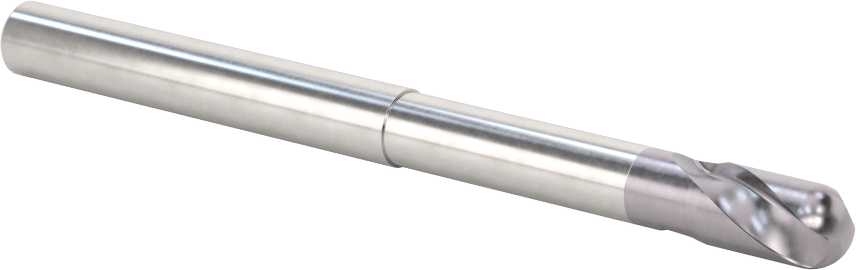 Kalıp Yapımı için Karbür Top Uçlu Freze, Uzun Uçlu, AlTiN Kaplamalı, 2 Yiv, 8 mm Freze Çapı