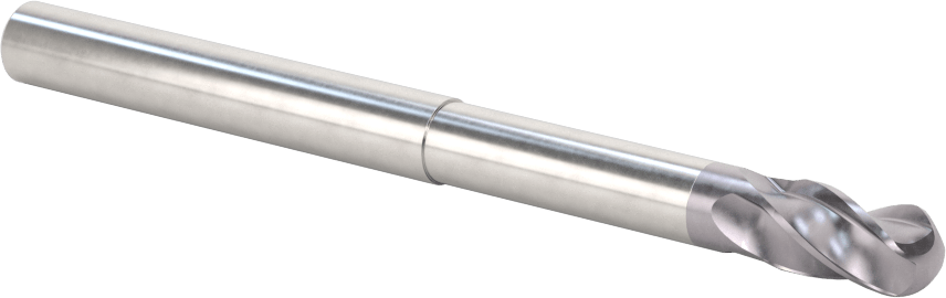 Kalıp Yapımı için Karbür Top Uçlu Freze, Uzun Uçlu, AlTiN Kaplamalı, 4 Kanallı, 8 mm Freze Çapı