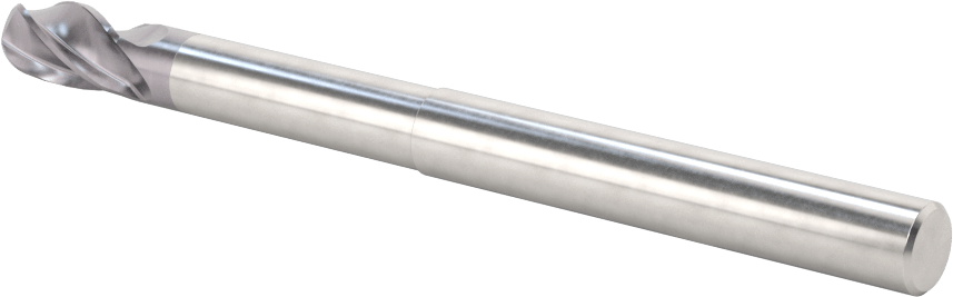 Kalıp Yapımı için Karbür Top Uçlu Freze, Uzun Uçlu, AlTiN Kaplamalı, 4 Kanallı, 8 mm Freze Çapı