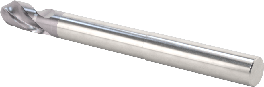 Kalıp Yapımı için Karbür Top Uçlu Freze, Uzun Uçlu, AlTiN Kaplamalı, 3 Yiv, 12 mm Freze Çapı