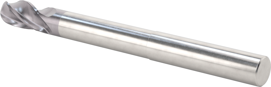 Kalıp Yapımı için Karbür Top Uçlu Freze, Uzun Uçlu, AlTiN Kaplamalı, 4 Kanallı, 12 mm Freze Çapı