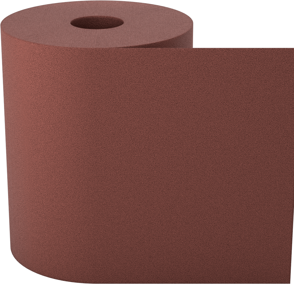 Hızlı Kesim Zımpara Rulosu, Pürüzsüz Yüzey için, 4-1/2" Genişlik x 45 Fit Uzunluk, 180 Kum