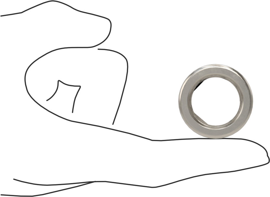 Kalıp ve Kalıp Burcu, 0.8755" ID, 1-1/4" Uzunluk