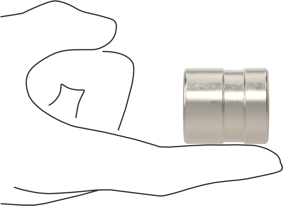 Kalıp ve Kalıp Burcu, 0.8755" ID, 1-3/8" Uzunluk