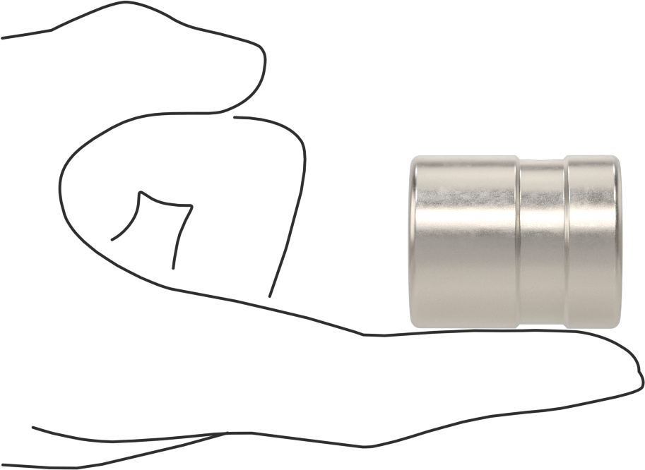 Kalıp ve Kalıp Burcu, 0.8755" ID, 1-1/2" Uzunluk