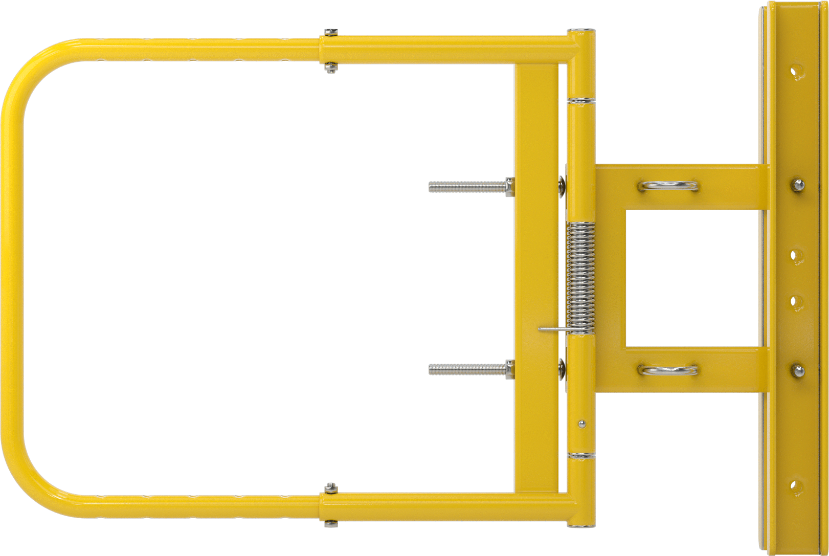 Güvenlik Kapısı, Sarı Toz Boyalı Çelik, 16“ ila 26” Açıklık için