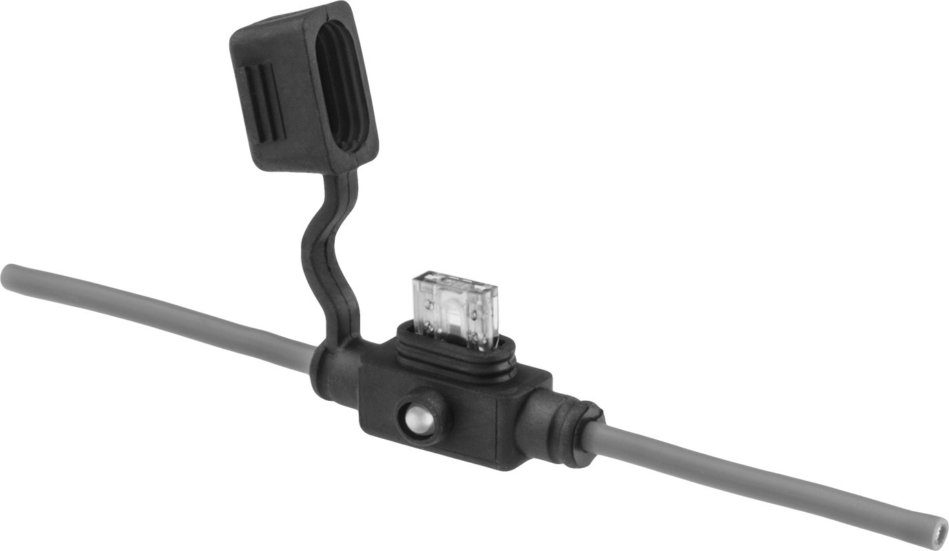 For Mini Blade-Style Fuse with Blown Fuse Indicator and Wire Leads