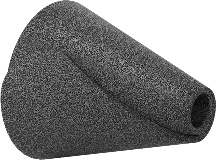 Spiral Sarımlı Konik Zımpara Rulosu, Pürüzsüz Yüzey için, 3/8" Çap, 1" Uzunluk