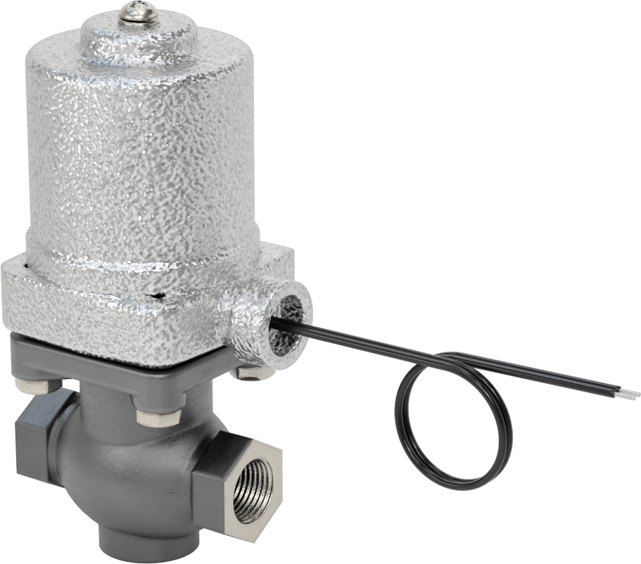 Soğutucu ve Deterjan için Solenoid Açma/Kapama Valfi, 304 Paslanmaz Çelik Gövde, Cam Dolgulu Conta, 1/2 NPT Dişi, 200 PSI