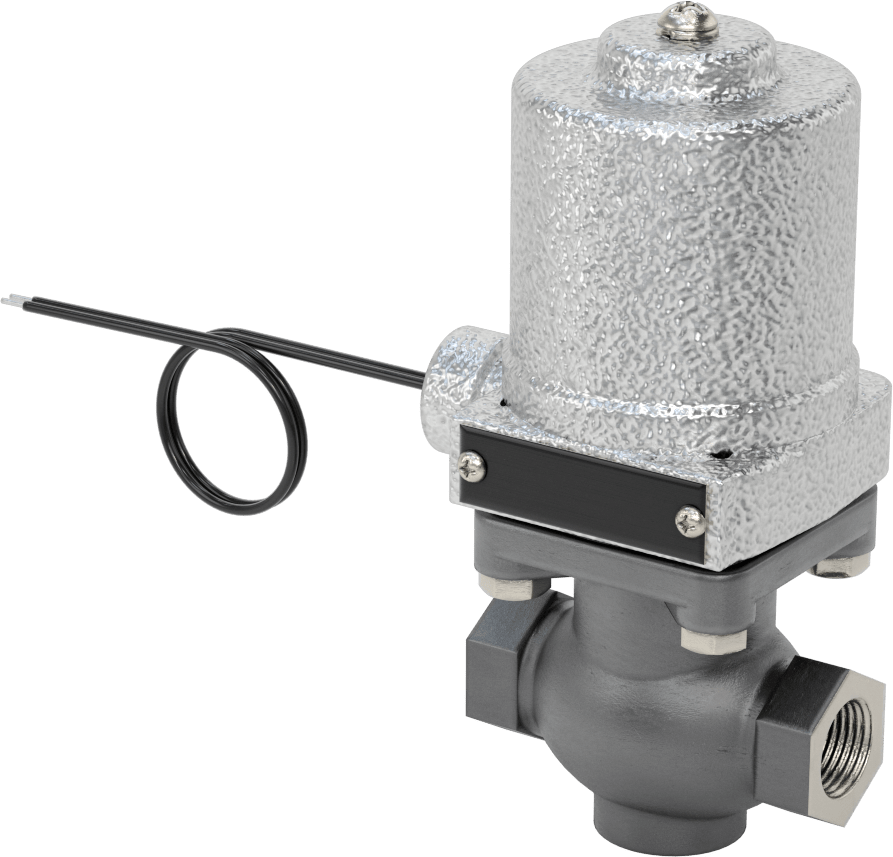 Soğutucu ve Deterjan için Solenoid Açma/Kapama Valfi, 304 Paslanmaz Çelik Gövde, Cam Dolgulu Conta, 1/2 NPT Dişi, 200 PSI