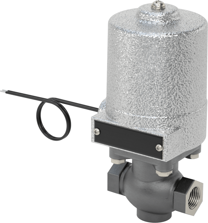 Soğutucu ve Deterjan için Solenoid Açma/Kapama Valfi, 304 Paslanmaz Çelik Gövde, Cam Dolgulu Conta, 1/2 NPT Dişi, 300 PSI