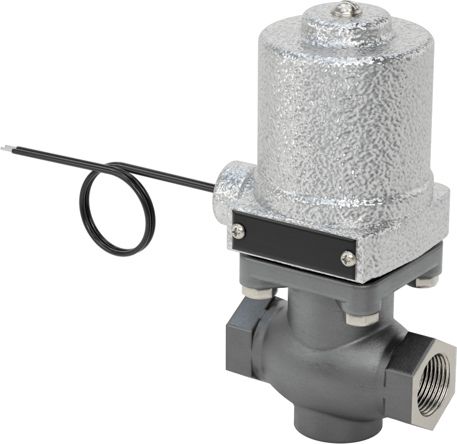 Soğutucu ve Deterjan için Solenoid Açma/Kapama Valfi, 304 Paslanmaz Çelik Gövde, Cam Dolgulu Conta, 3/4 NPT Dişi, 110 PSI