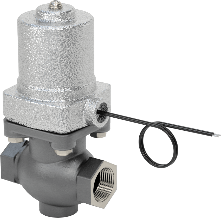 Soğutucu ve Deterjan için Solenoid Açma/Kapama Valfi, 304 Paslanmaz Çelik Gövde, Cam Dolgulu Conta, 1 NPT Dişi, 110 PSI