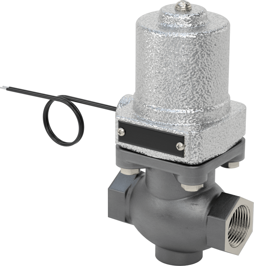 Soğutucu ve Deterjan için Solenoid Açma/Kapama Valfi, 304 Paslanmaz Çelik Gövde, Cam Dolgulu Conta, 1 NPT Dişi, 110 PSI