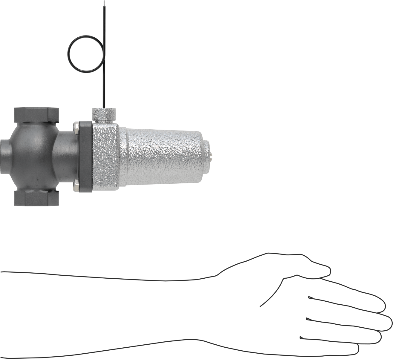 Soğutucu ve Deterjan için Solenoid Açma/Kapama Valfi, 304 Paslanmaz Çelik Gövde, Cam Dolgulu Conta, 1 NPT Dişi, 200 PSI